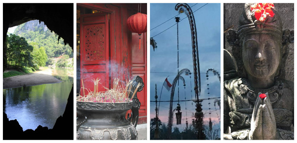 non textile collage white borders